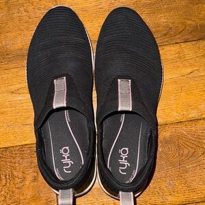 Ryka Black Slip-On Women's Sneakers